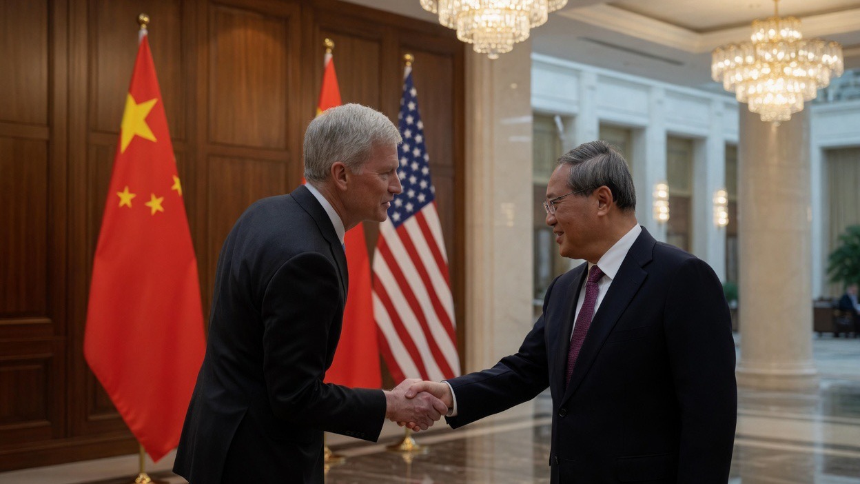 Cargill CEO Brian Sikes meets Chinese Premier Li Qiang in Beijing, March 2025.