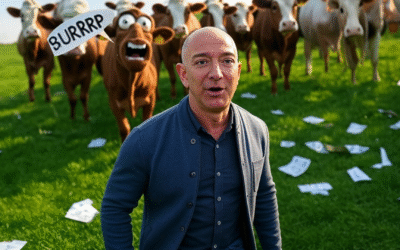 Ranchers Demand Return Of Bull$hit Bezos Money To Reduce Cow Burps