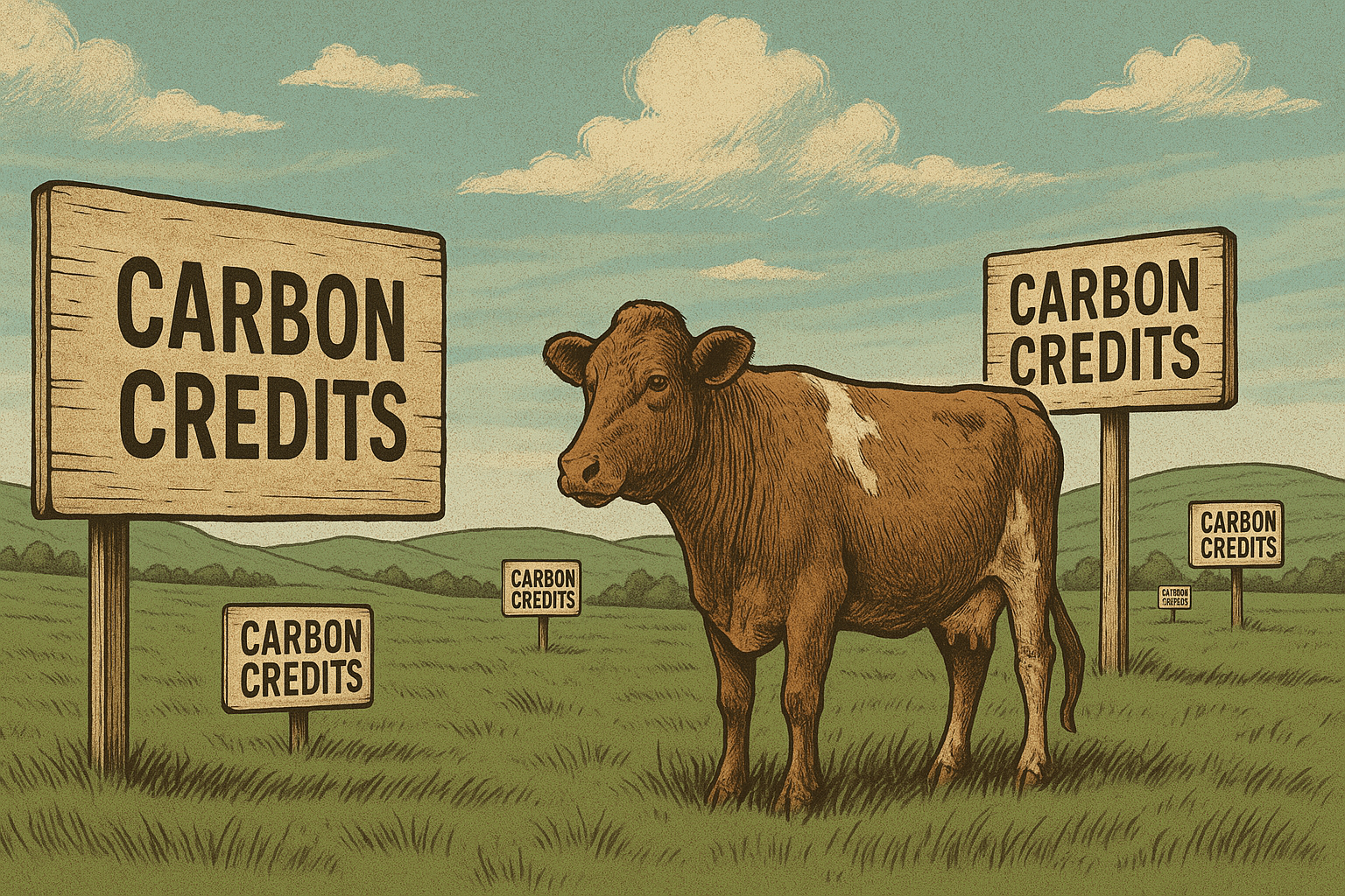 Carbon Credits Replacing Cattle